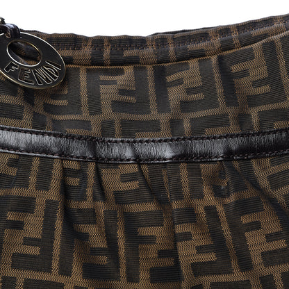 Fendi Zucca Cuoio Lucido Chef Hobo Tobacco Moro 8 of 10