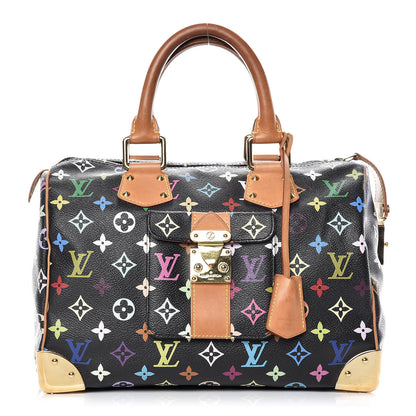 Louis Vuitton Monogram Multicolor Speedy 30 Black 1 of 20
