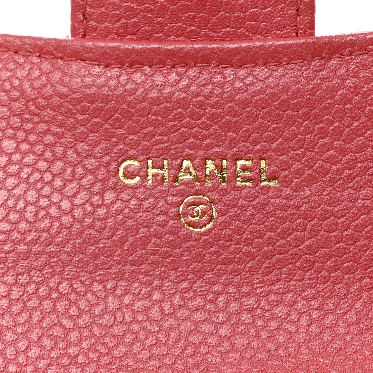 Chanel Caviar Quilted Flap Card Holder Pink 6 of 14