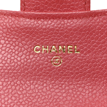 Chanel Caviar Quilted Flap Card Holder Pink 6 of 14