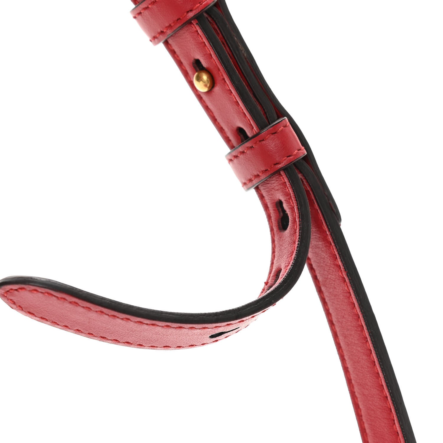 Gucci Calfskin Matelasse Small GG Marmont Chain Shoulder Bag Hibiscus Red 11 of 11
