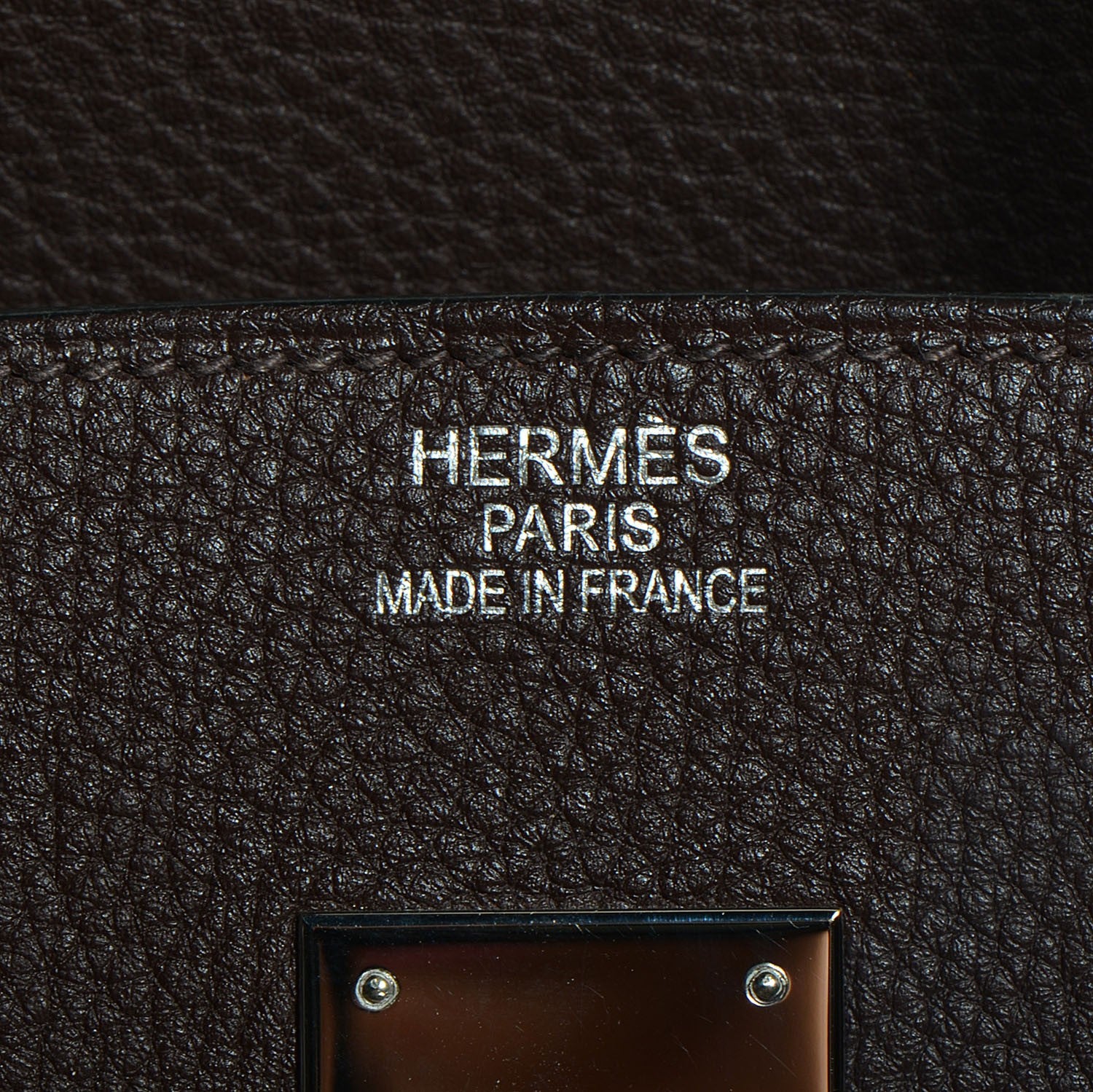 Hermes Togo Birkin 35 Chocolate 6 of 21