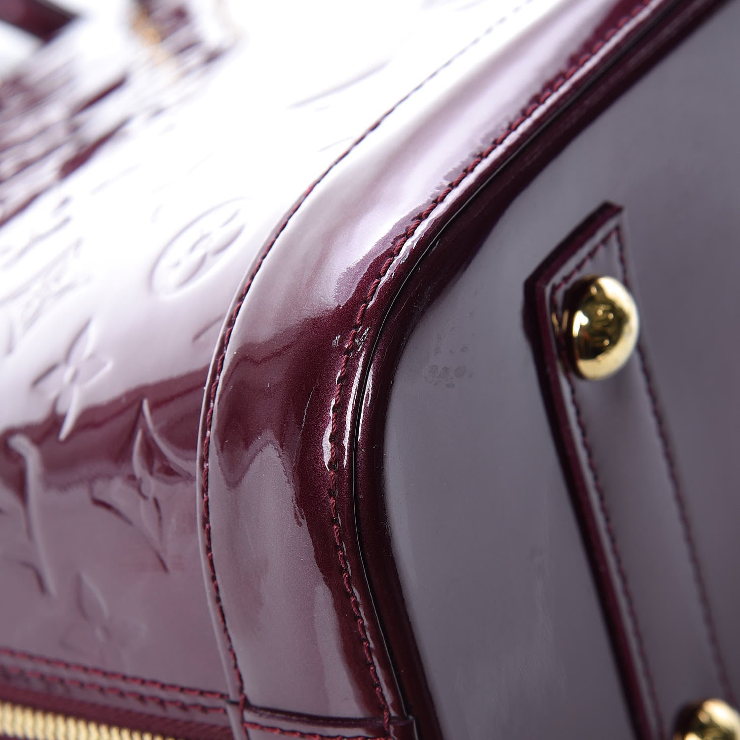 Louis Vuitton Vernis Alma PM Rouge Fauviste 16 of 18
