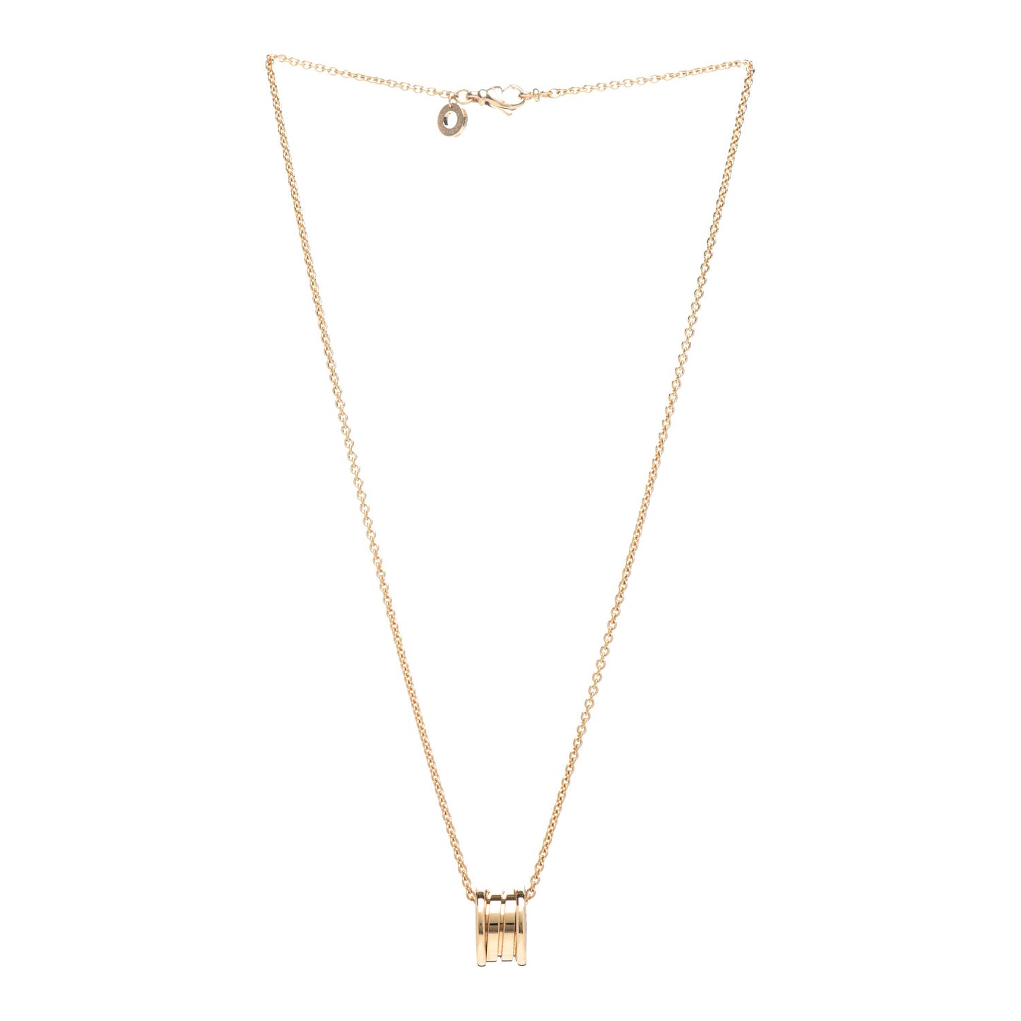 18K Yellow Gold B.Zero1 Pendant Necklace