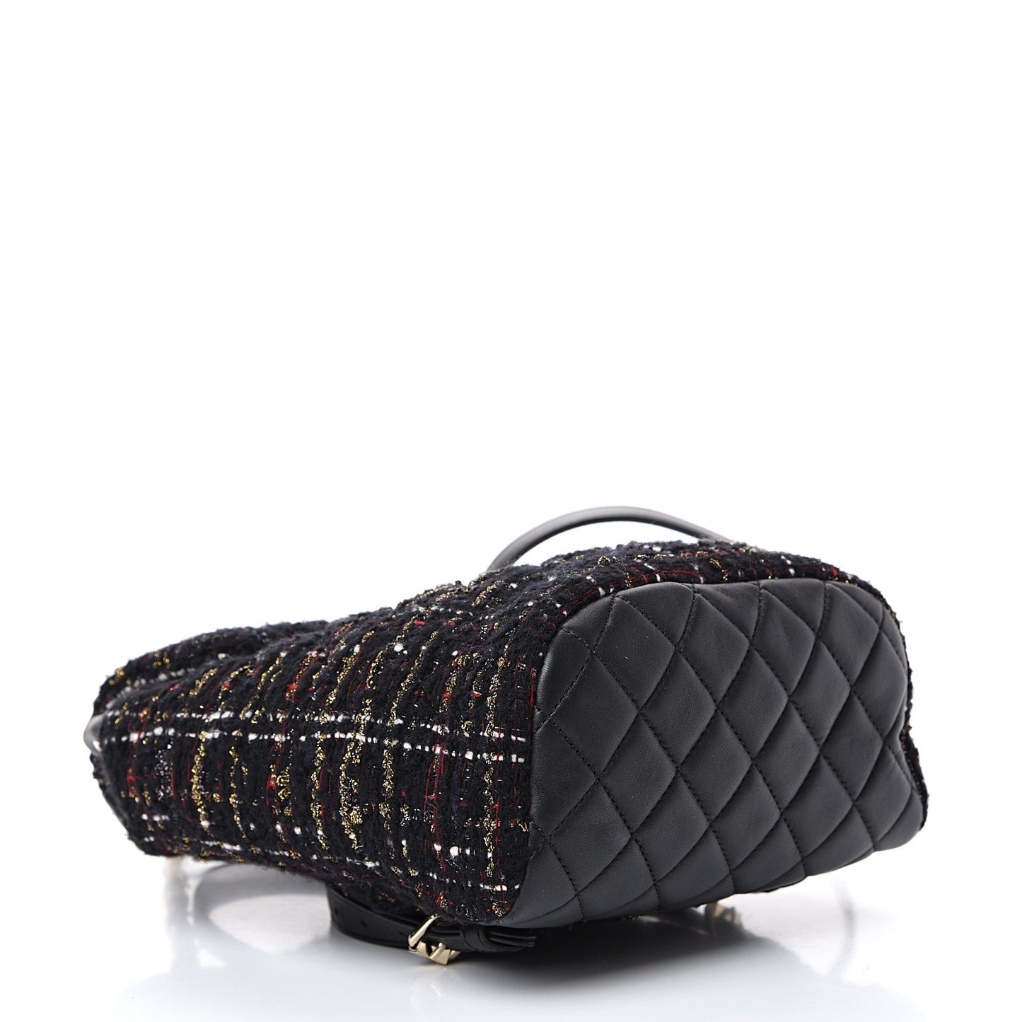 Tweed Mini Urban Spirit Backpack Black Gold