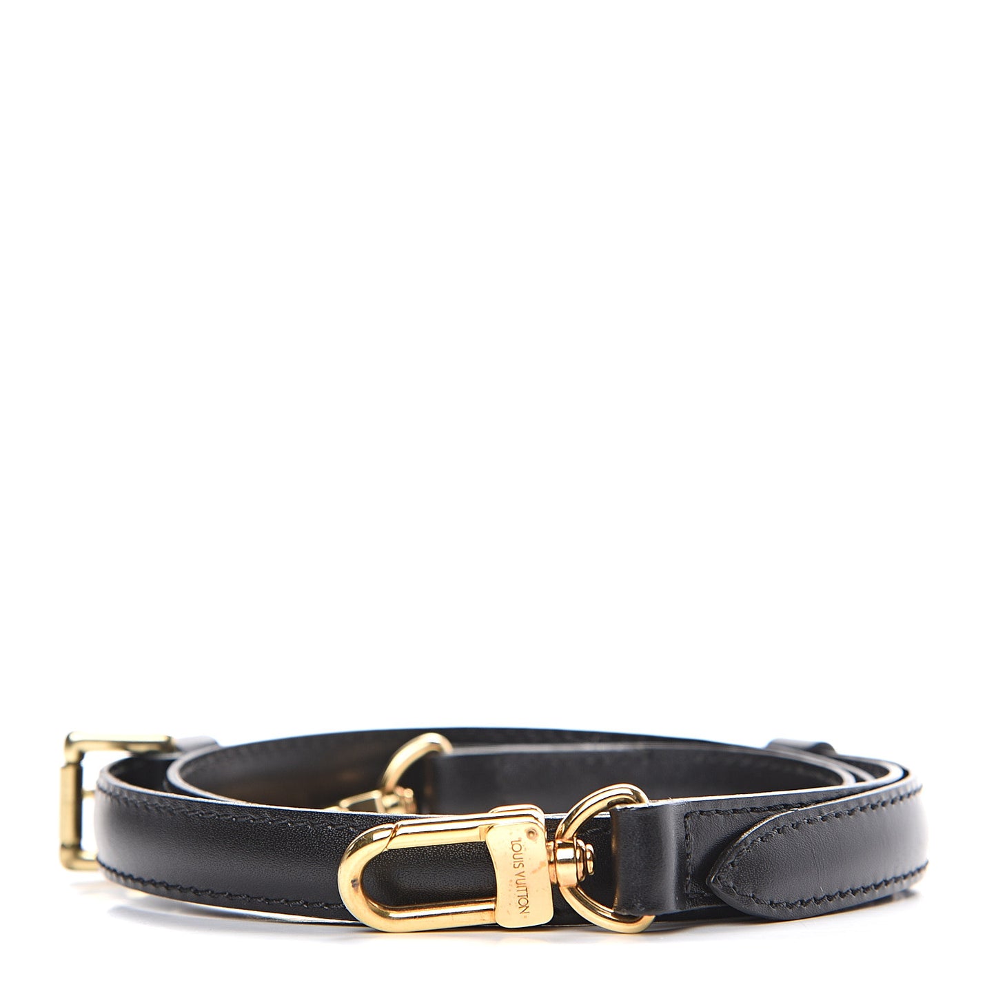 Calfskin 16mm Adjustable Shoulder Strap Black