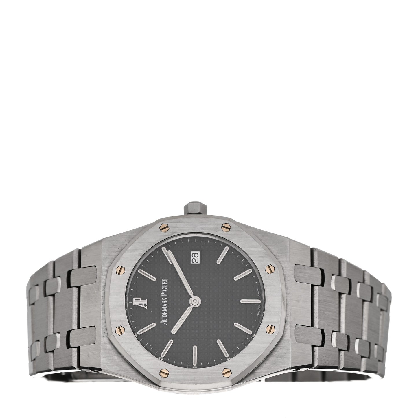 Stainless Steel 33mm Royal Oak Quartz Watch Black 56175ST