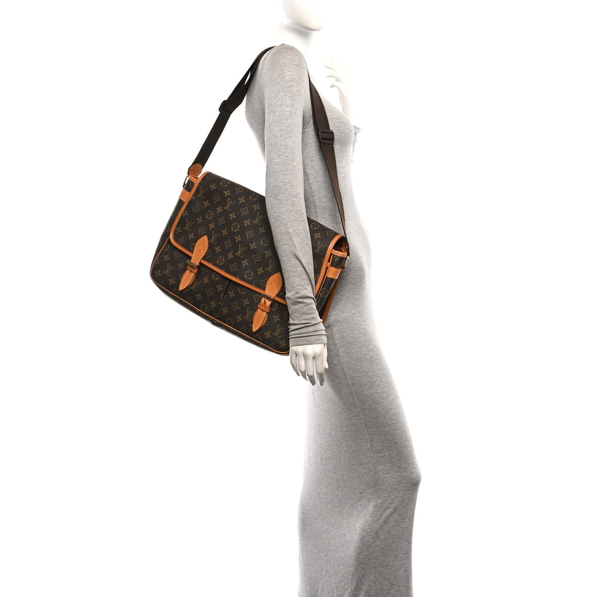 Louis Vuitton Monogram Sac Gibeciere GM 2 of 9