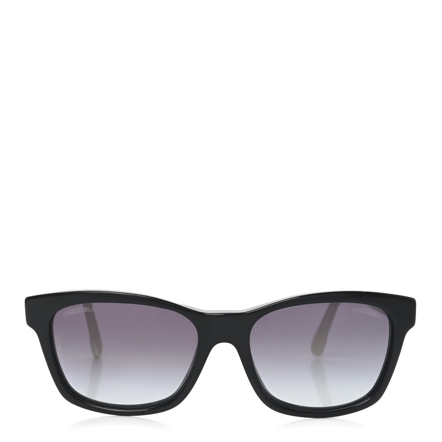 Chanel Acetate Quilted CC Square Sunglasses 5484 White Black 2 of 7