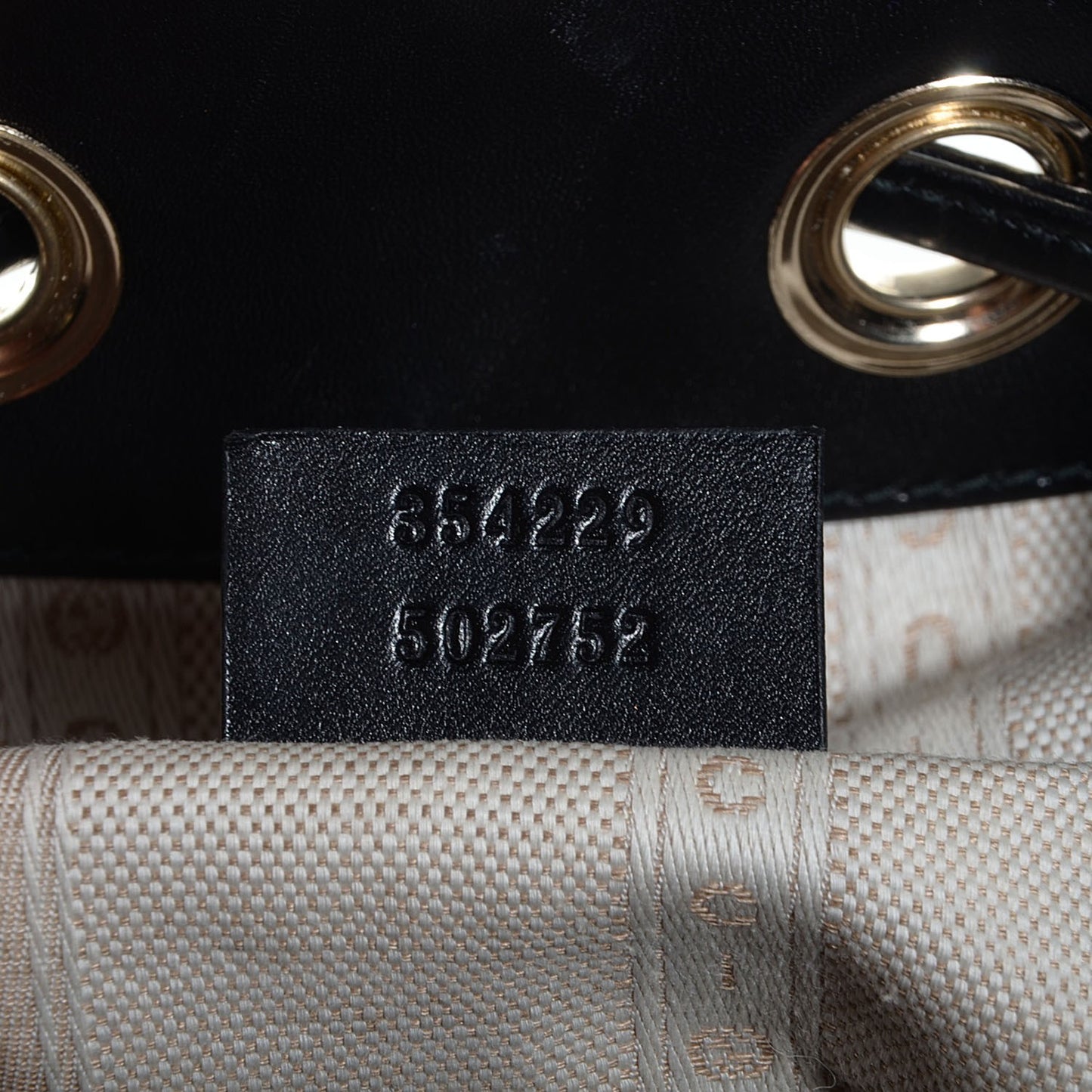 Bright Diamante Small Bucket Bag Black