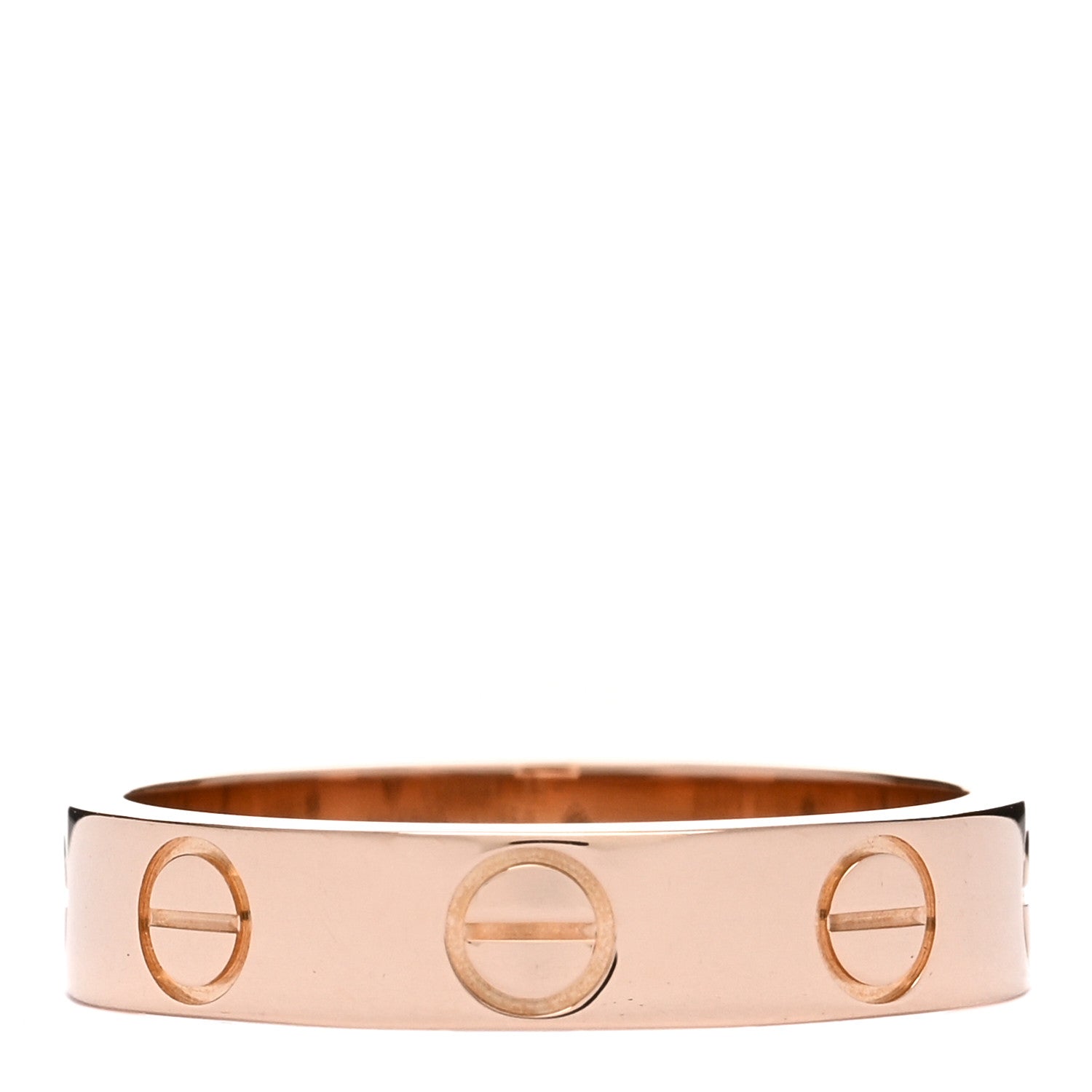 Cartier 18K Pink Gold 3.5mm LOVE Wedding Band Ring 46 3.75 2 of 3