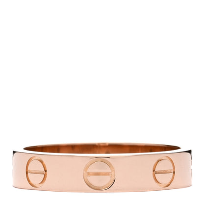 Cartier 18K Pink Gold 3.5mm LOVE Wedding Band Ring 46 3.75 2 of 3