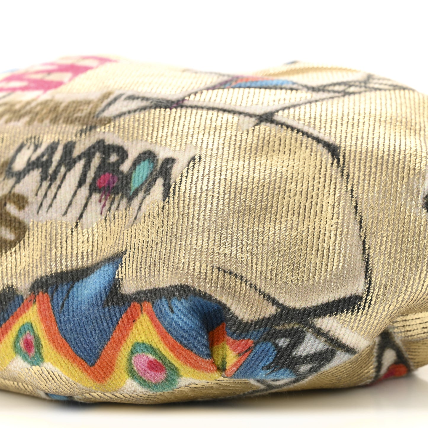 Graffiti Printed Canvas Street Spirit Waist Belt Bag Multicolor