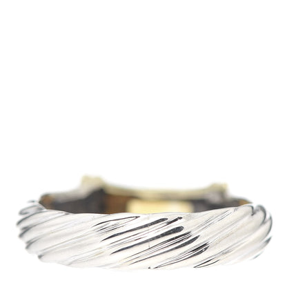 David Yurman Sterling Silver 14K Yellow Gold Citrine Cable Ring 47 4 3 of 4