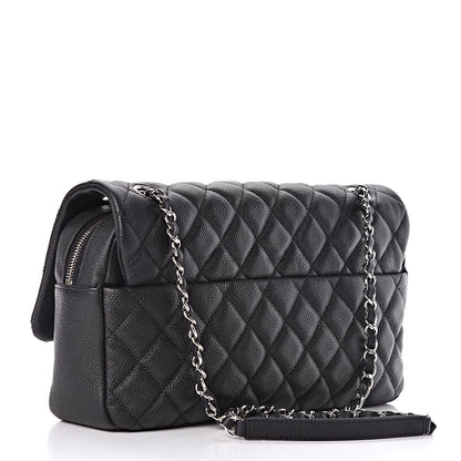 Chanel Caviar Quilted Jumbo Easy Flap Black 3 of 11