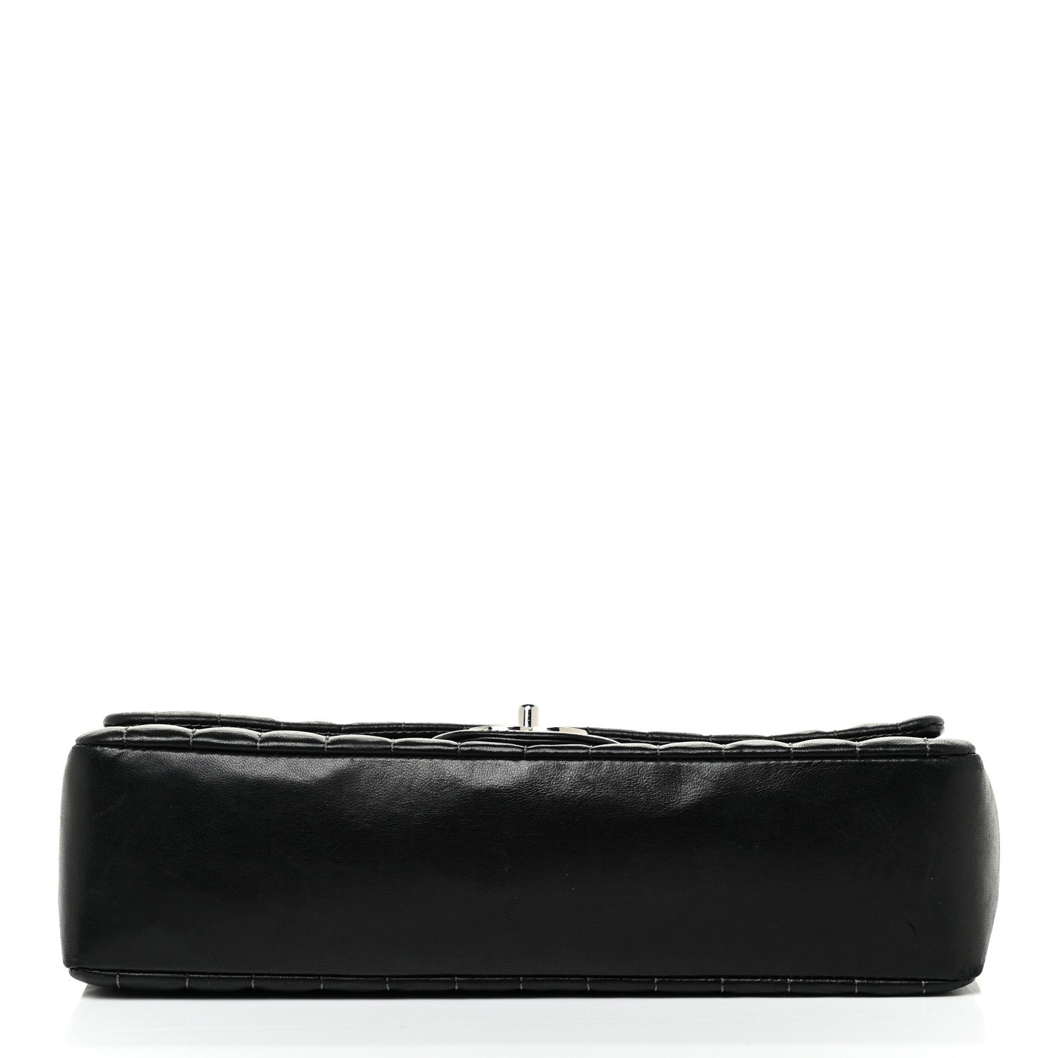 Chanel Lambskin Vertical Quilted Medium Single Flap Black 16 of 23