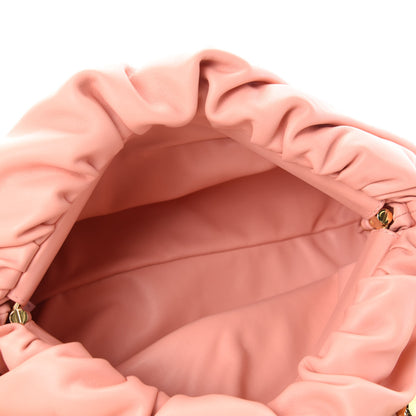 Bottega Veneta Calfskin The Pouch Chain Peachy 5 of 10