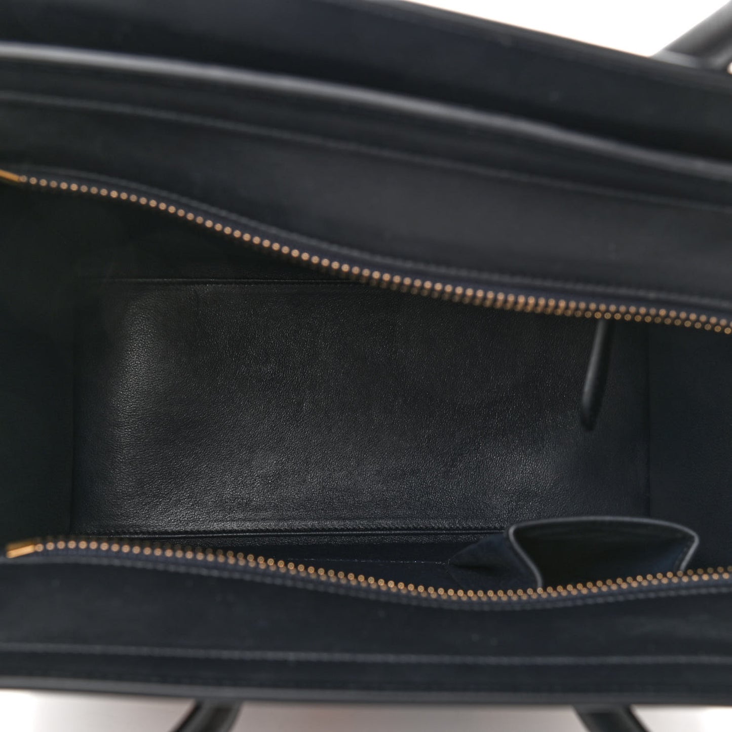 Smooth Calfskin Striped Canvas Micro Luggage