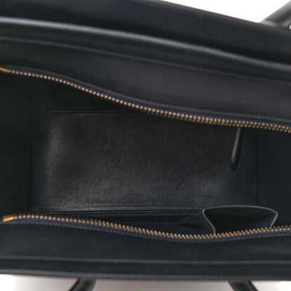 Celine Smooth Calfskin Striped Canvas Micro Luggage 4 of 14