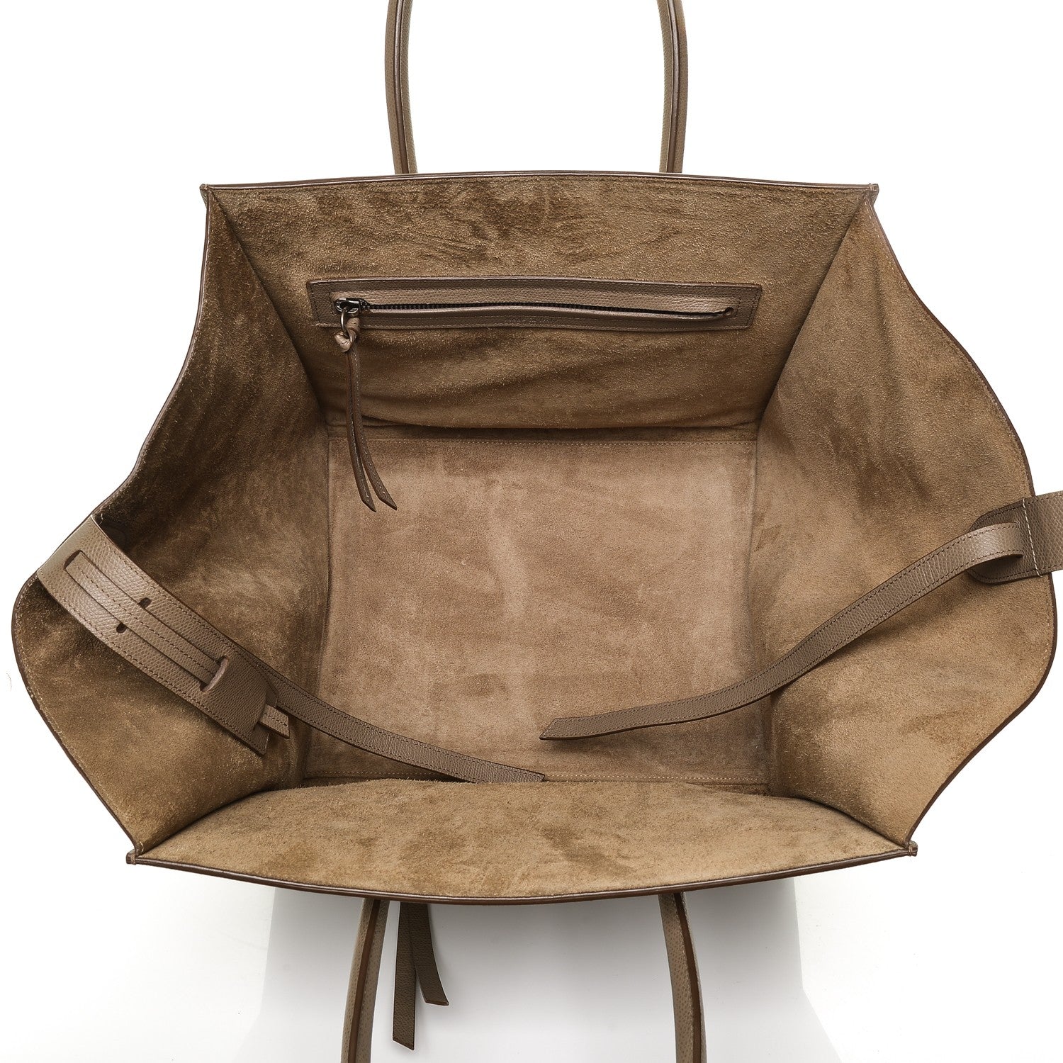 Celine Grained Calfskin Medium Phantom Luggage Taupe 5 of 7