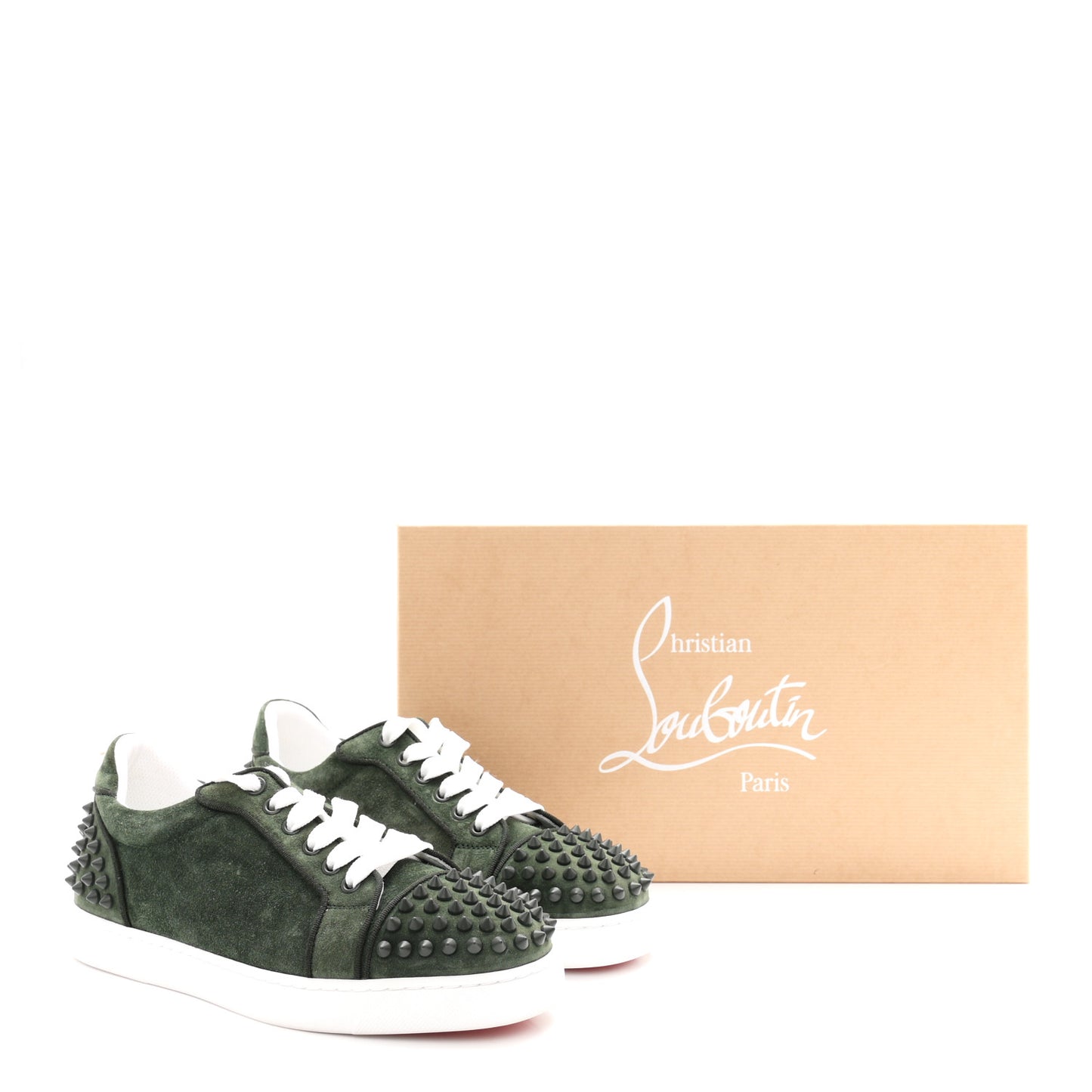 Veau Velours Orlato Flat Sneakers  38 Tennessee