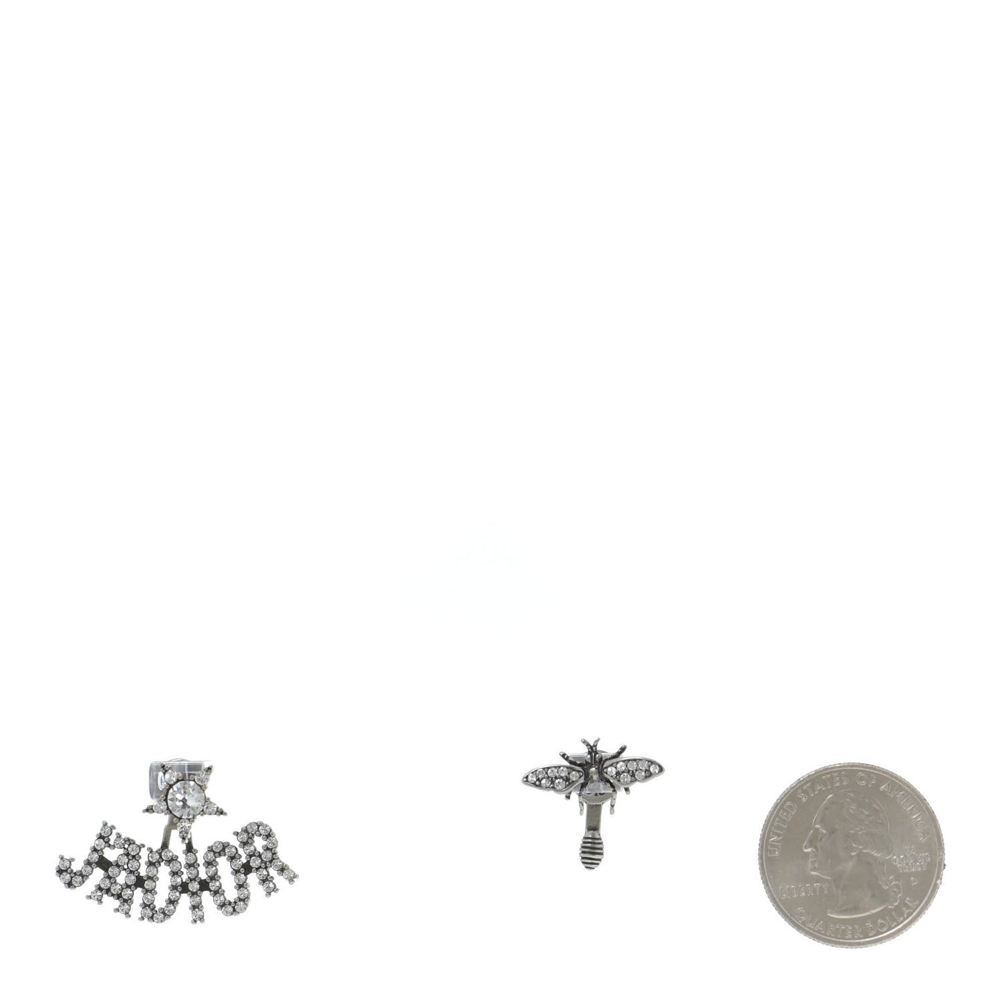 Palladium Crystal J'adior Earring