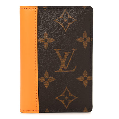 Louis Vuitton Monogram Macassar Pocket Organizer NM Safran Yellow 1 of 7