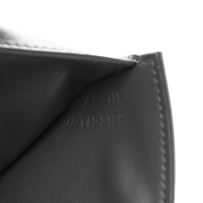 Celine Grained Calfskin Small Tri-Fold Wallet Grey 9 of 15