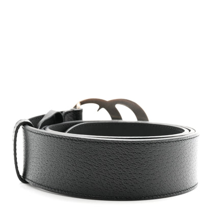Gucci Textured Calfskin Double G 40mm Belt 95 38 Black 2 of 6