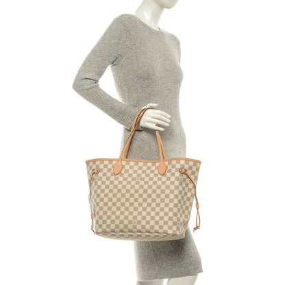 Louis Vuitton Damier Azur Neverfull MM 2 of 7