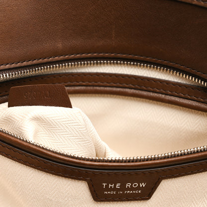 The Row Polished Saddle Calfskin Marlo 14 Deep Brown 6 of 10