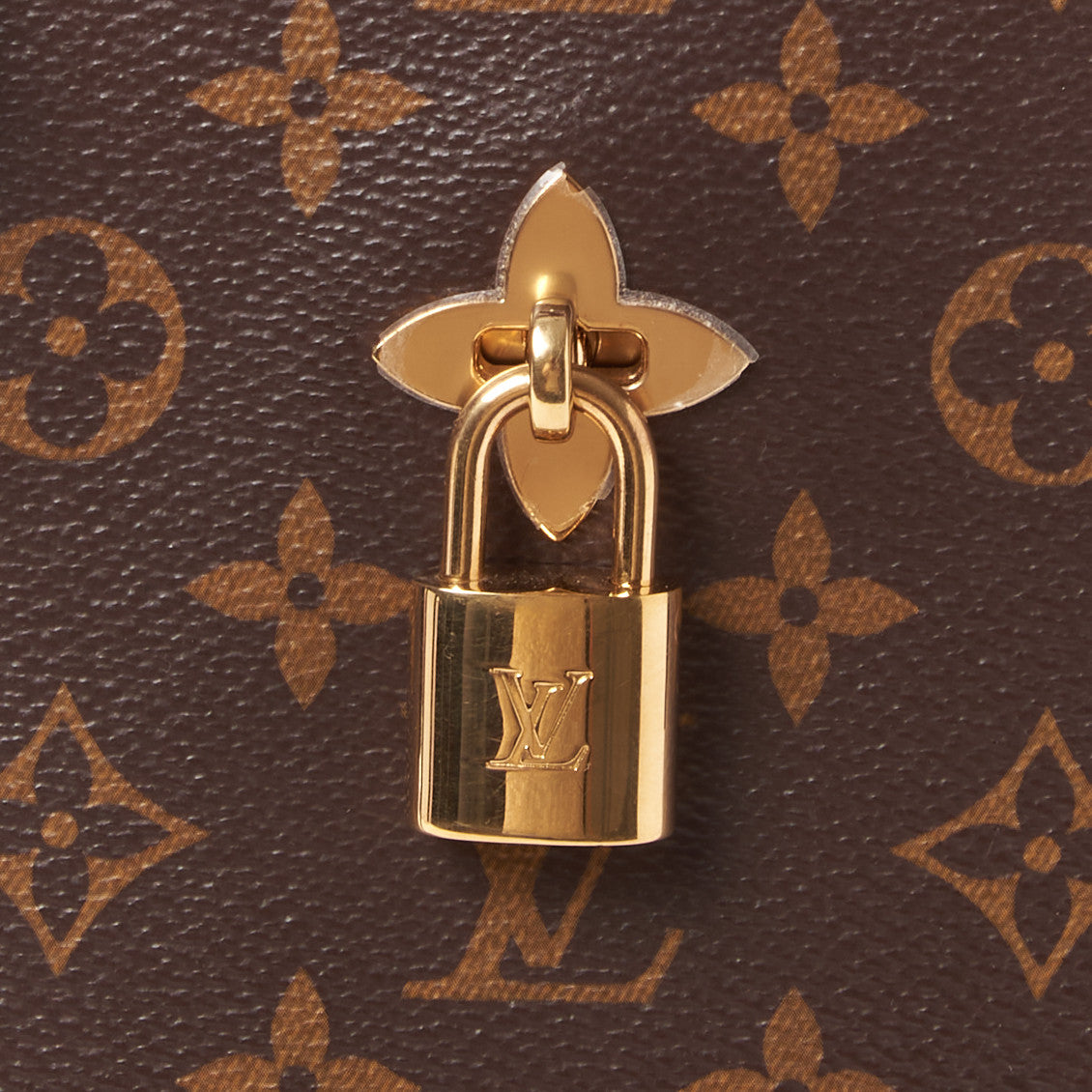 Louis Vuitton Monogram Flower Zipped Tote MM Bordeaux 8 of 9