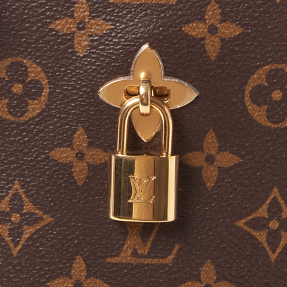 Louis Vuitton Monogram Flower Zipped Tote MM Bordeaux 8 of 9