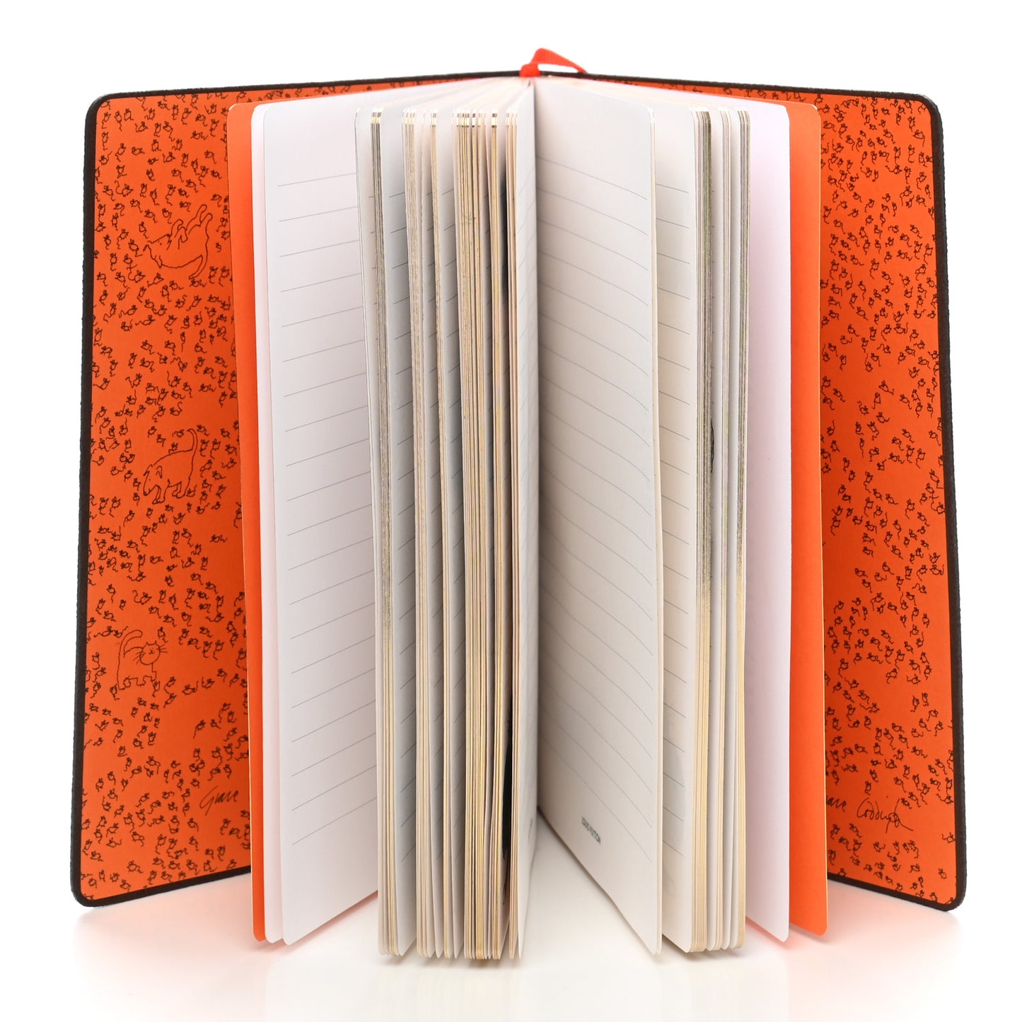 Catogram Clemence Notebook MM Marron