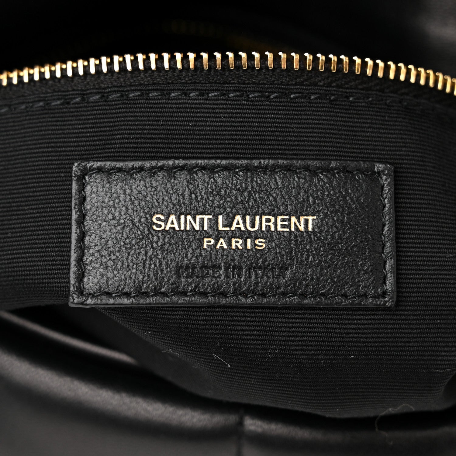 Saint Laurent Lambskin Quilted Small Loulou Puffer Monogram Chain Satchel Black 6 of 11