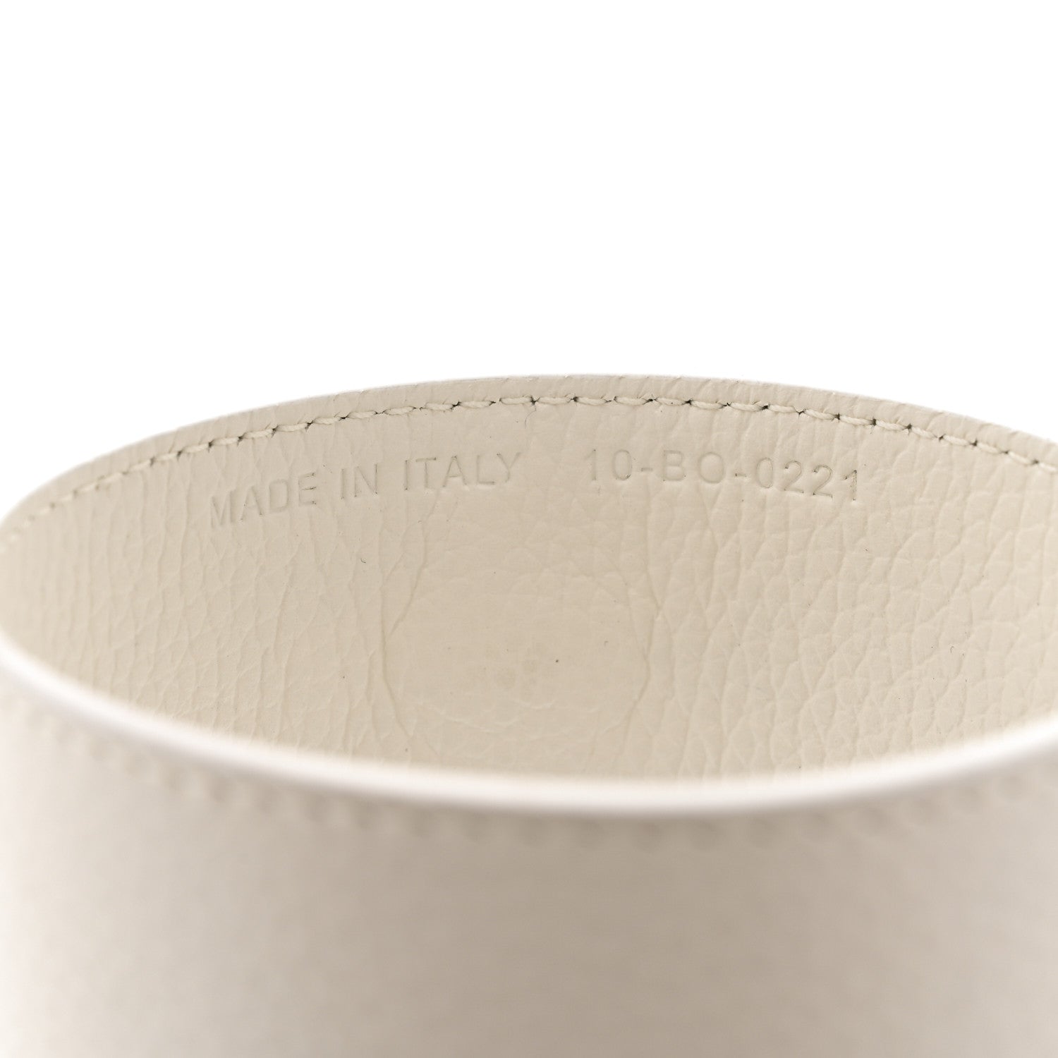 Christian Dior Oblique Stainless Steel Grained Calfskin Aqua Bottle With Shoulder Strap Off White 6 of 11