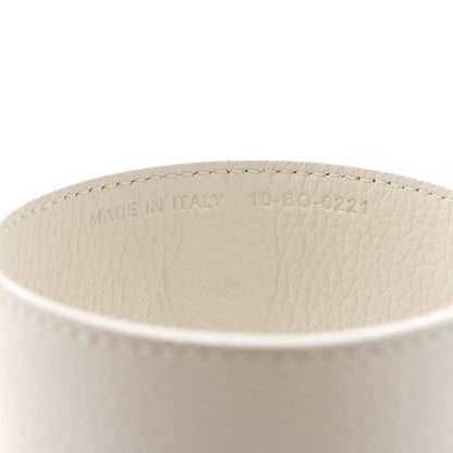 Christian Dior Oblique Stainless Steel Grained Calfskin Aqua Bottle With Shoulder Strap Off White 6 of 11