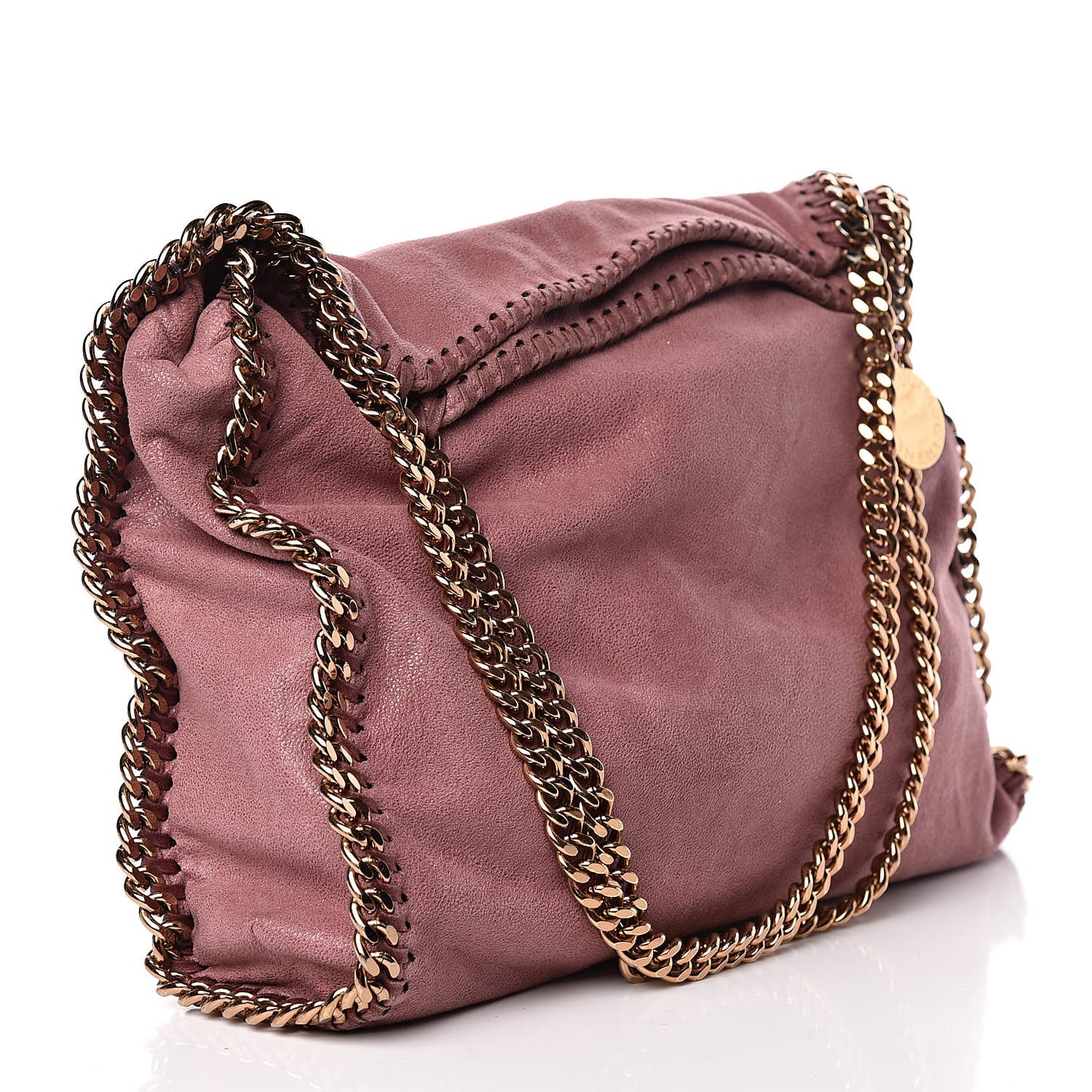 Shaggy Deer Small Falabella Tote Pink