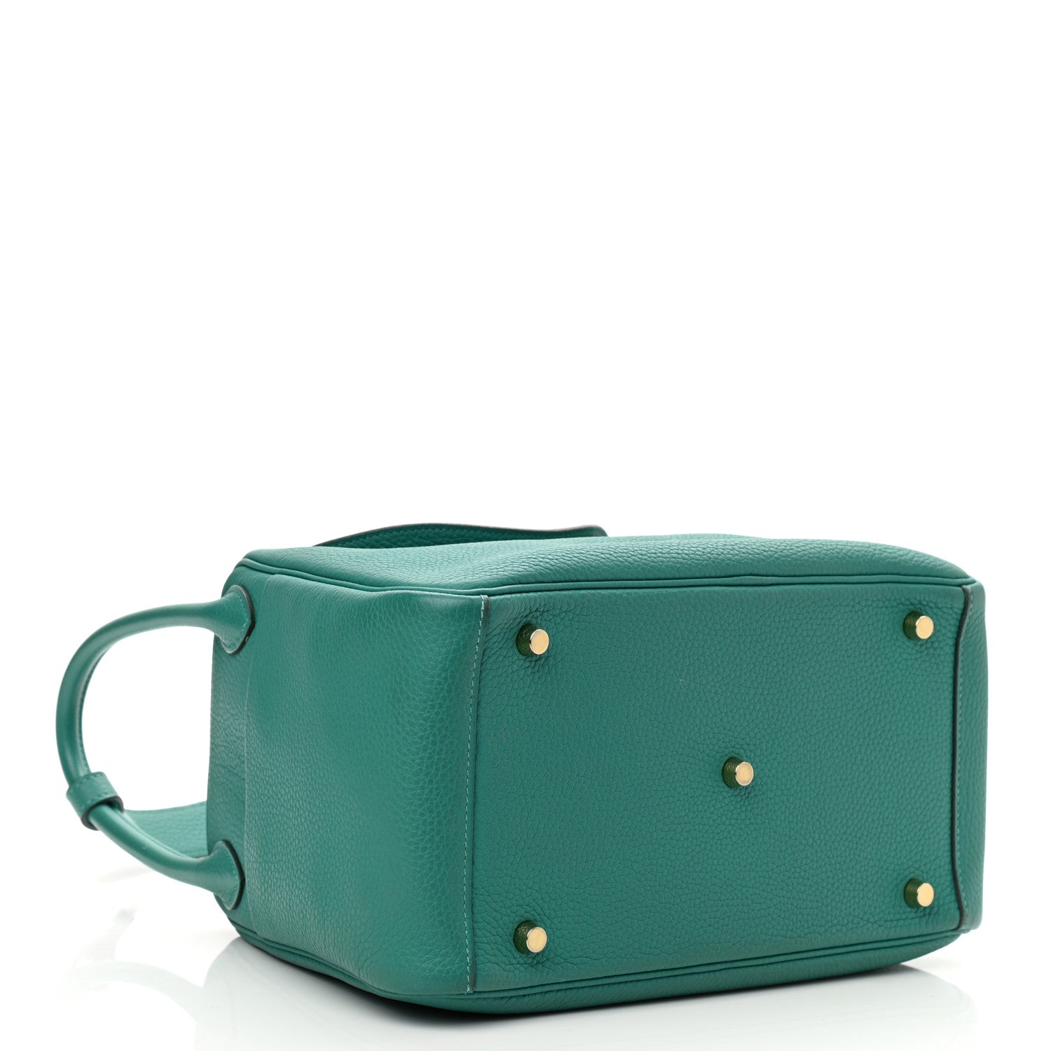 Hermes Taurillon Clemence Lindy 30 Vert Verone 4 of 11
