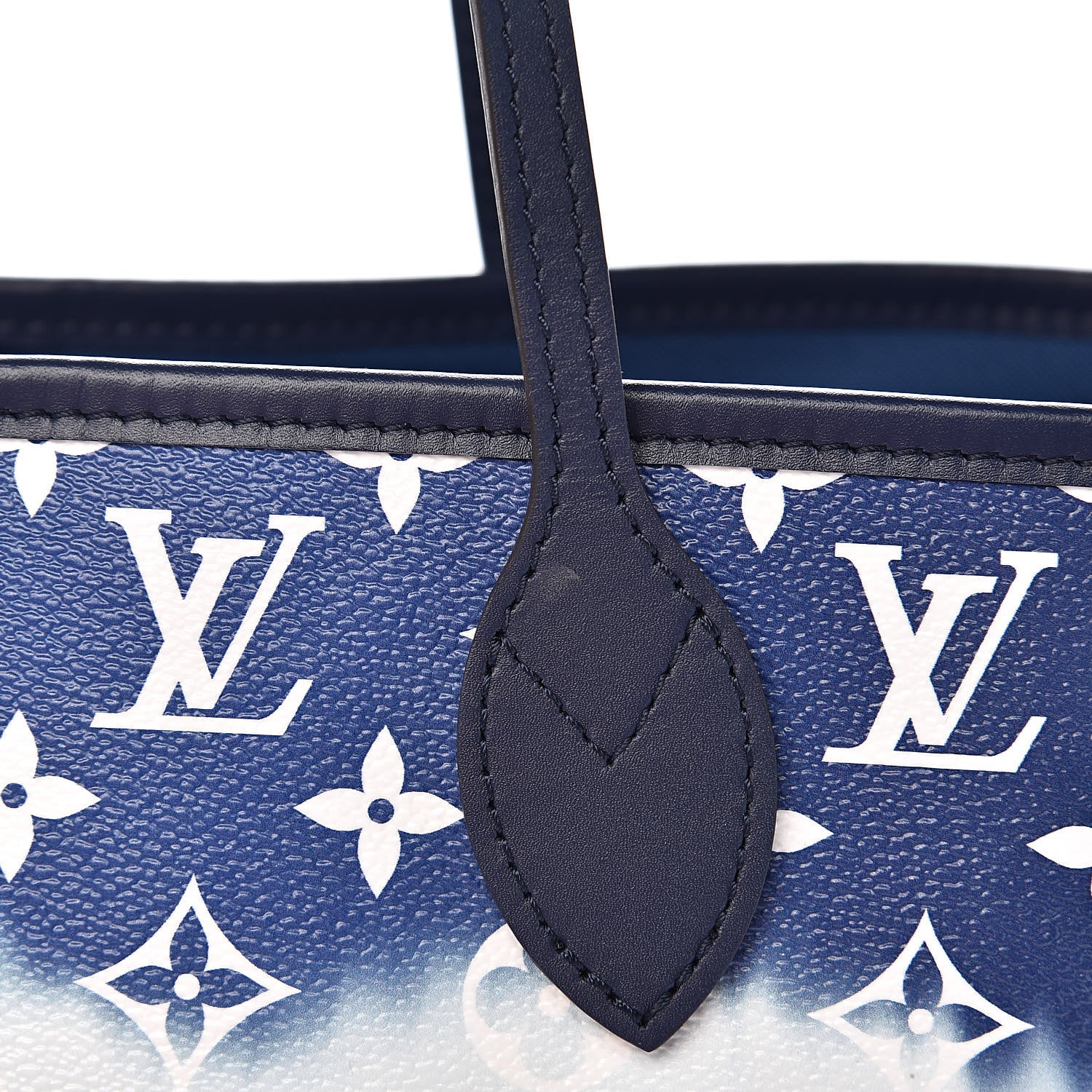 Louis Vuitton Monogram Escale Neverfull MM Blue 10 of 13