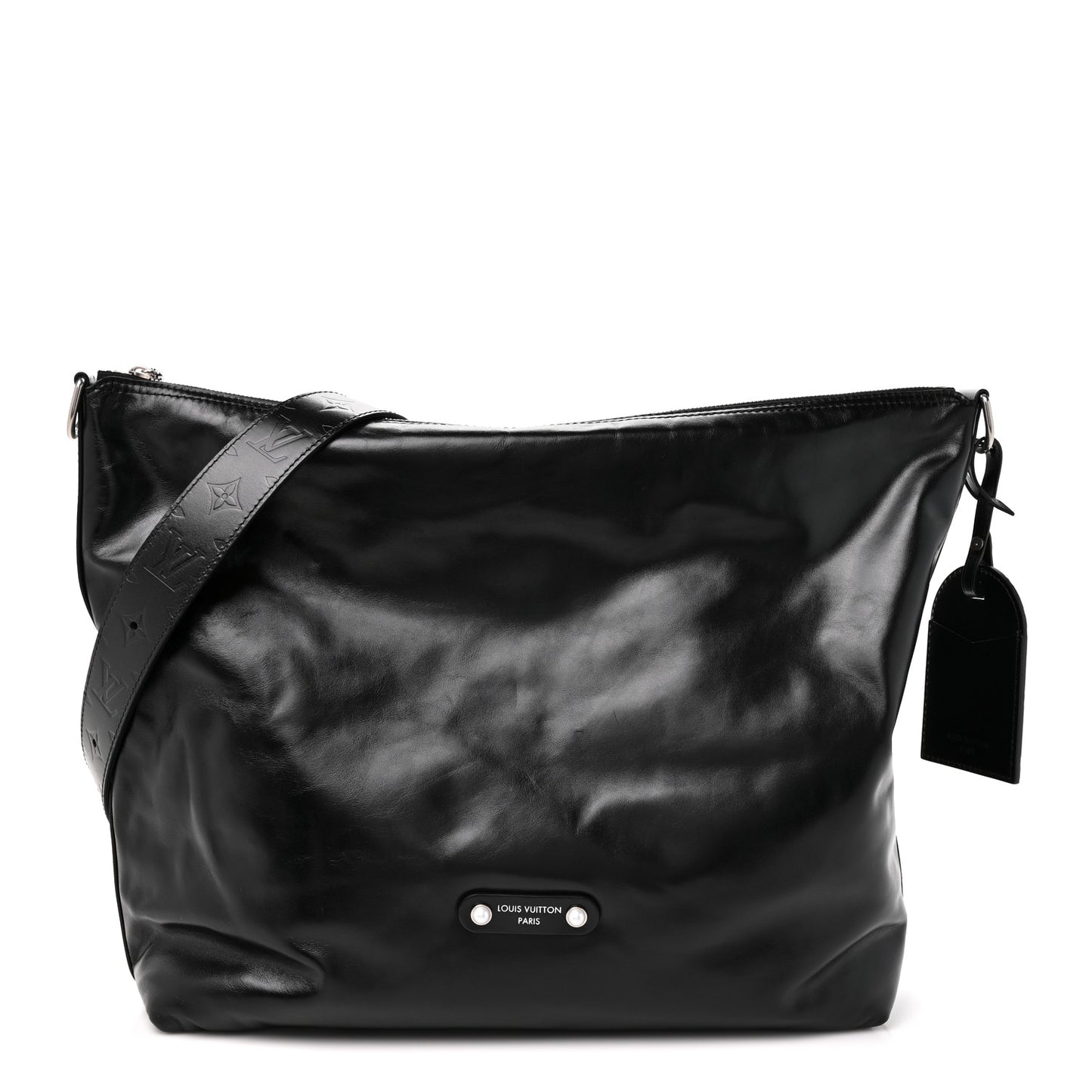 LV Night Calfskin Vagabond Hobo Black