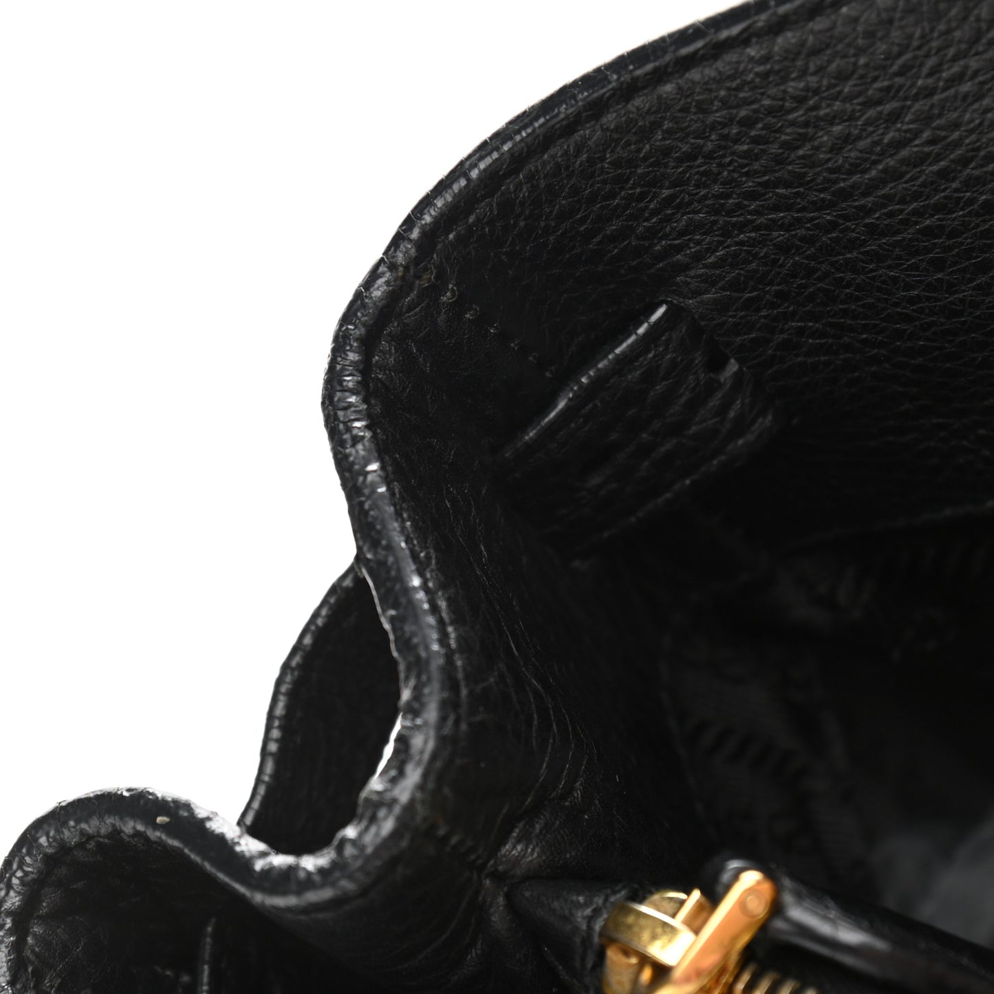 Vitello Daino Shopping Tote Black