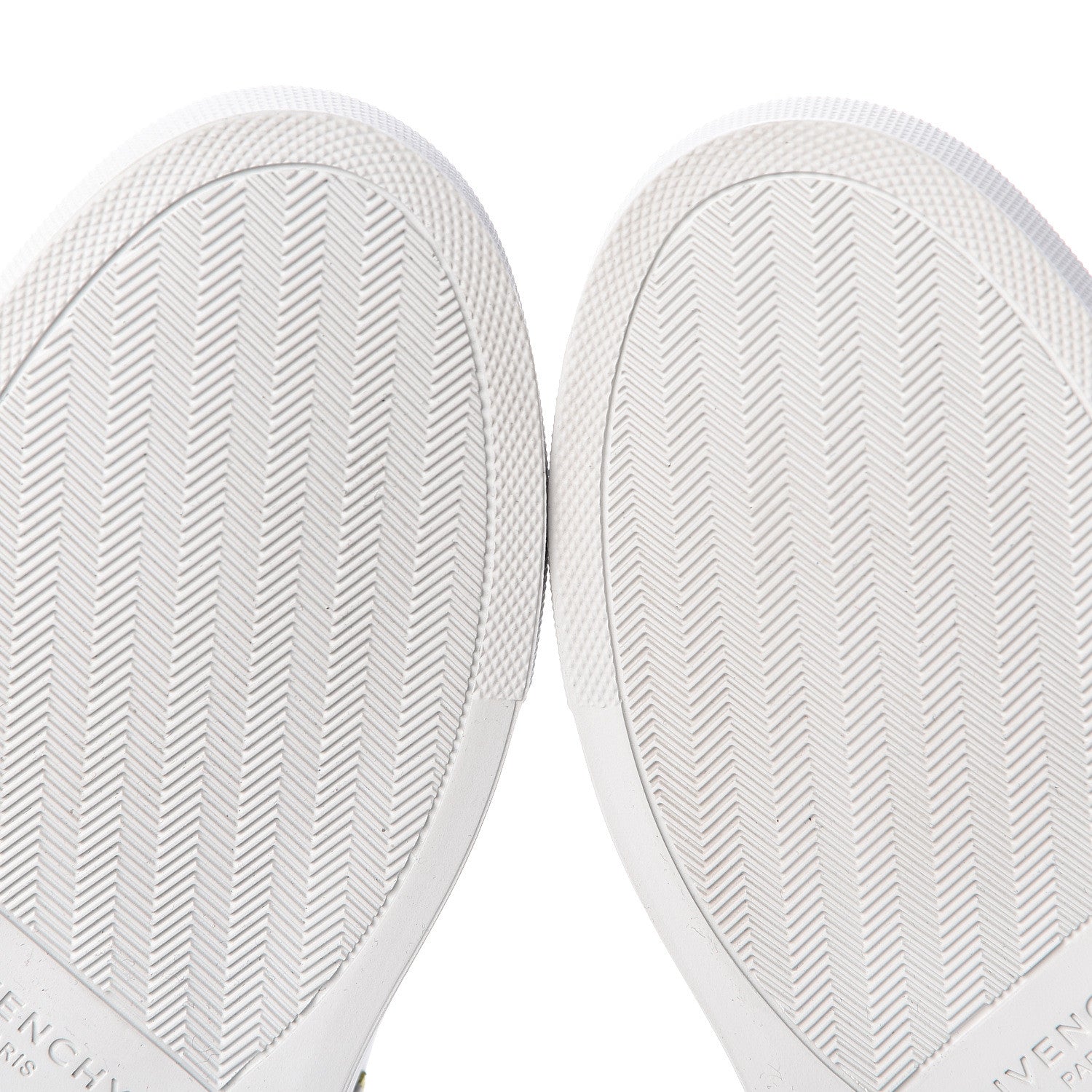 Givenchy Calfskin Reverse Logo Womens Urban Street Sneakers 38 White Yellow 10 of 10
