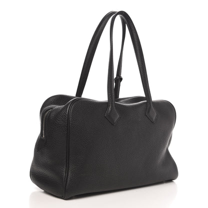 Hermes Taurillon Clemence Victoria II 35 Black 3 of 8