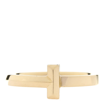 Tiffany 18K Yellow Gold T T1 Ring 54 7 1 of 5