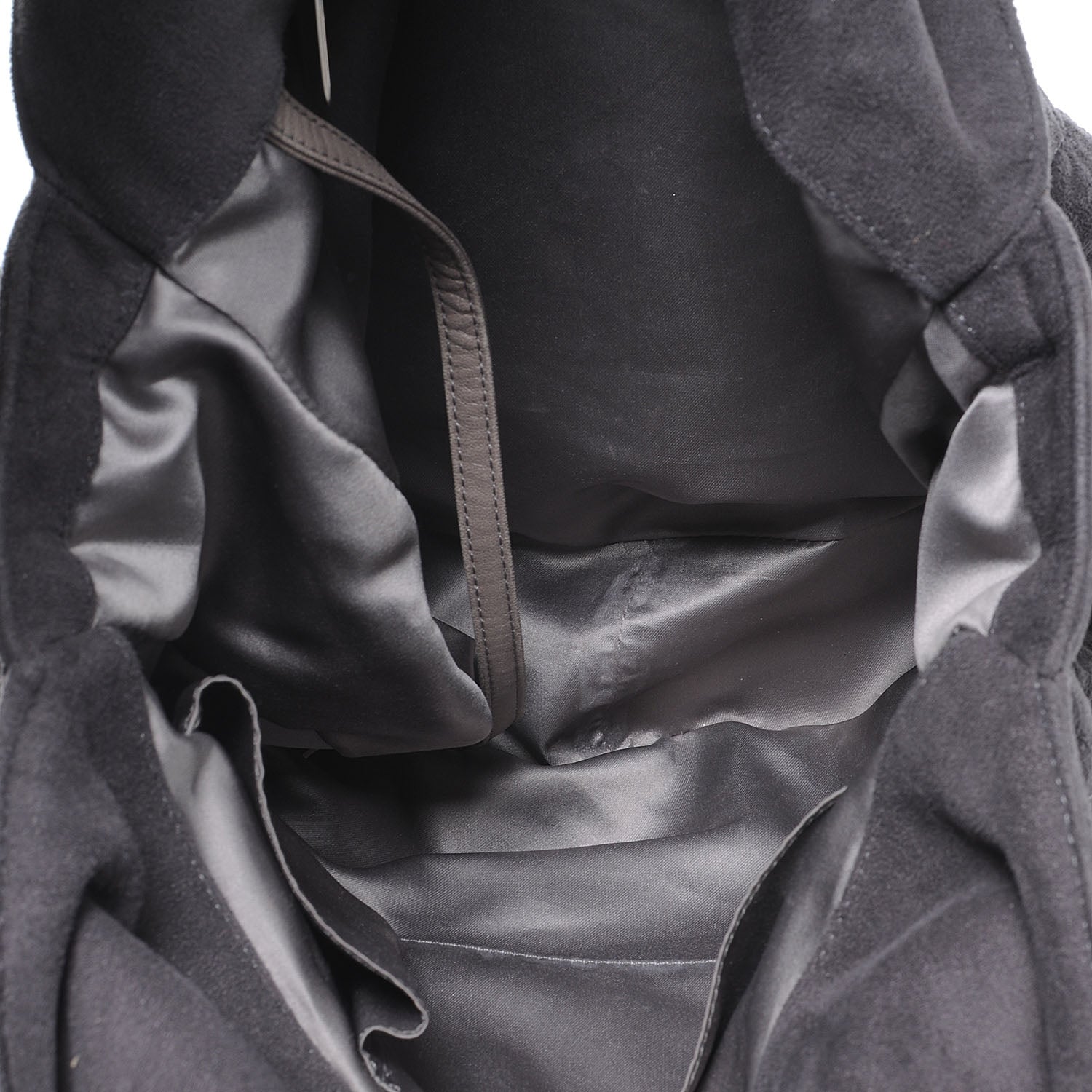 Chanel Microsuede Quilted Rodeo Drive Hobo Black 5 of 7