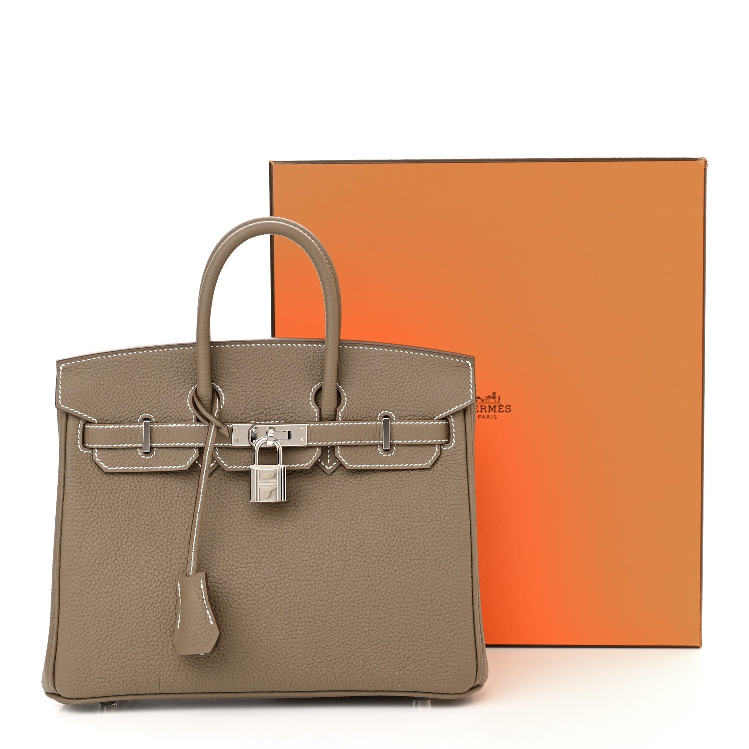 Hermes Togo Birkin 25 Etoupe 11 of 11