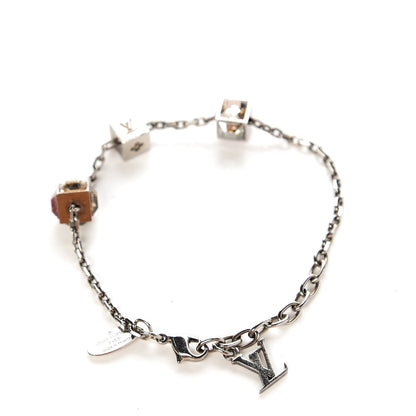 Louis Vuitton Swarovski Gamble Damier Bracelet Silver 2 of 3