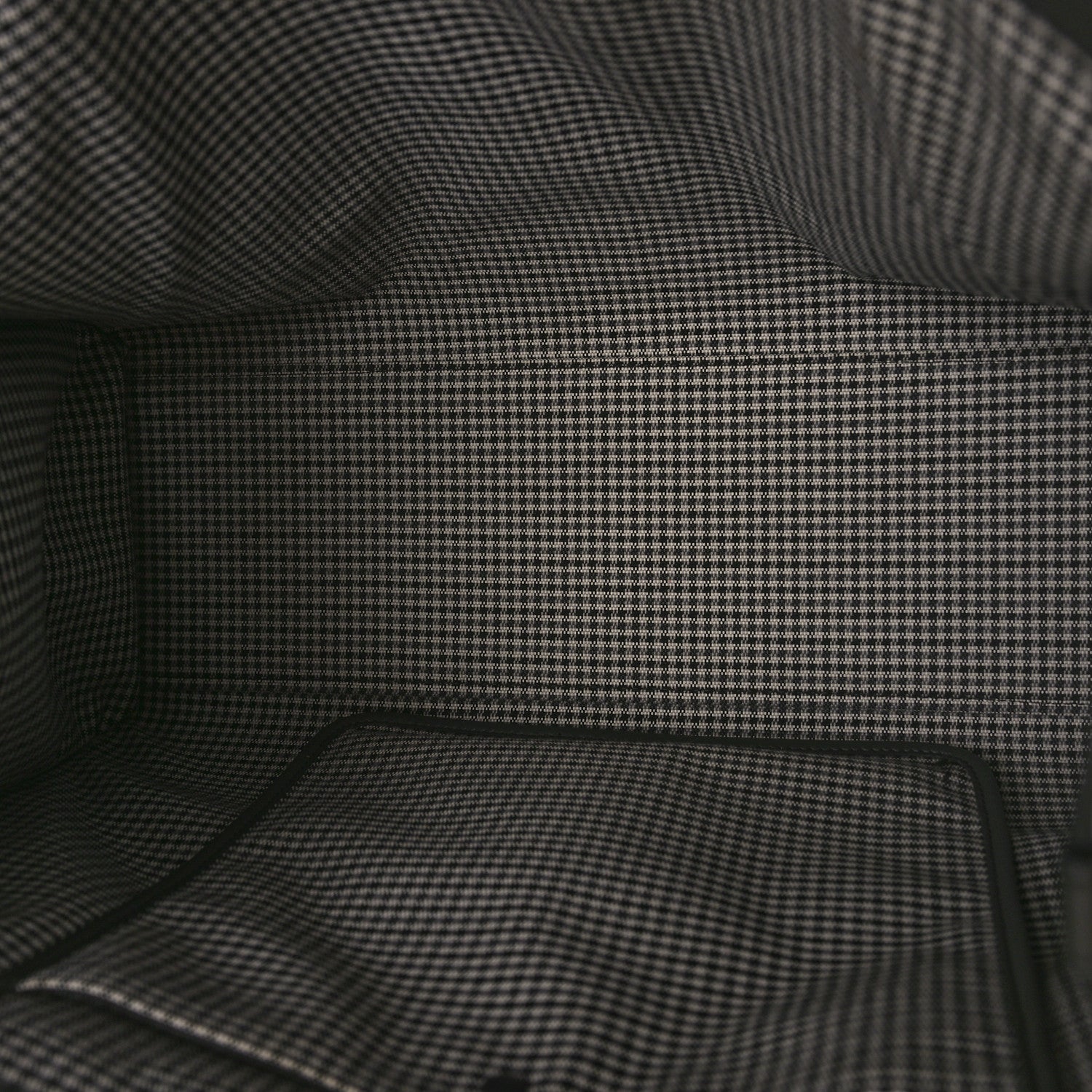 Fendi Wool Vitello King Houndstooth FF Embroidered Medium Peekaboo X-Tote Grigio Anthracite 5 of 8