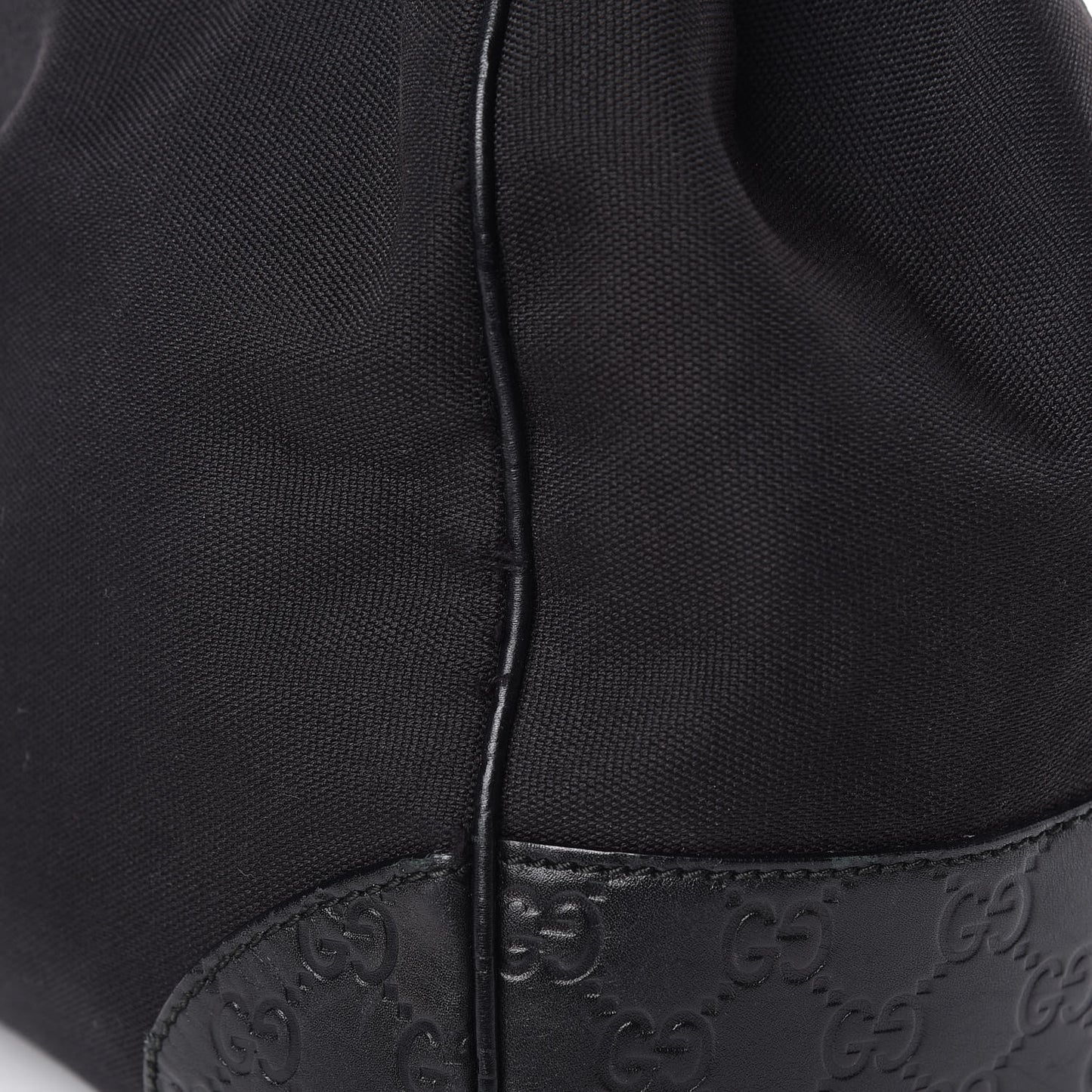 Canvas Guccissima Hobo Black